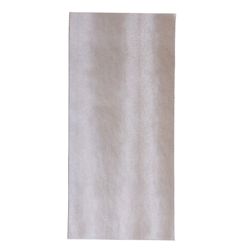 Leather Runner Silver 140 x 40 cm