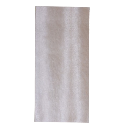 Leather Runner Silver 140 x 40 cm