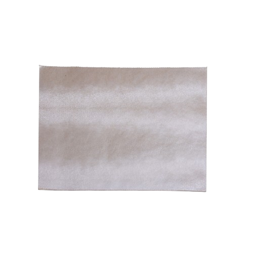 Leather Placemat Silver 44 x 32.5 cm