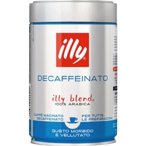 illy Decaffeinato espresso ground . 250 gram