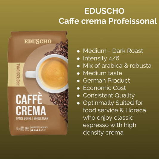 Eduscho Caffe Crema Professional Cofee Beans ,  1000 gram