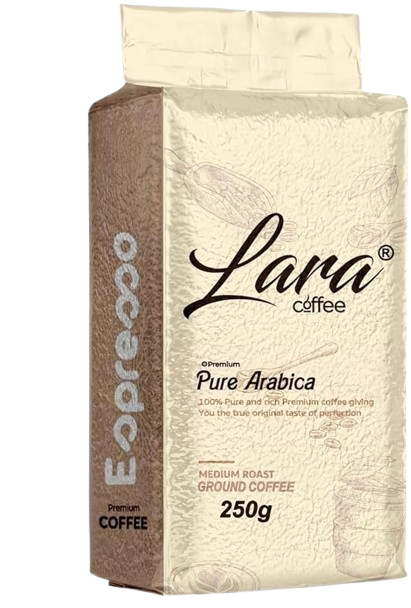 Lara espresso ground Pure Arabica 250 gram